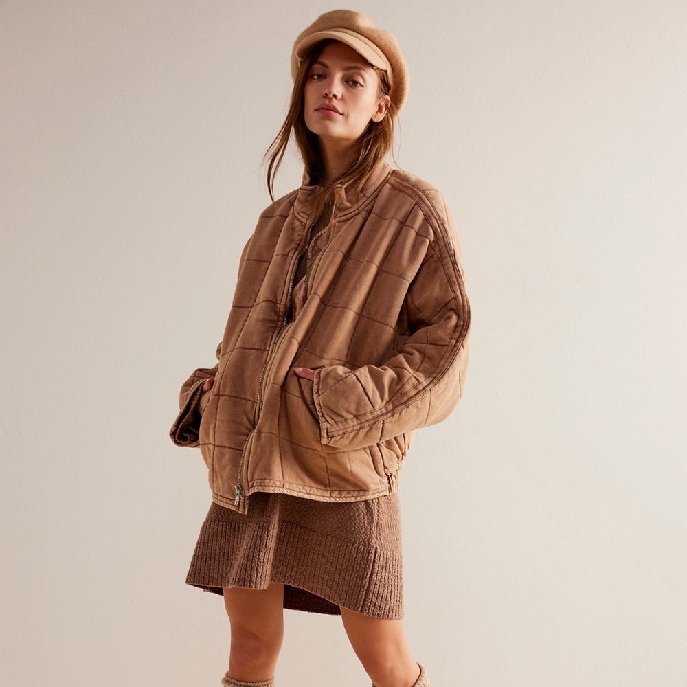 BNWOT Free People Quilted Dolman Jacket